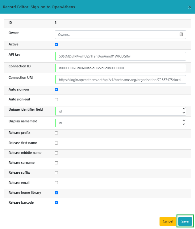 OpenAthens Admin