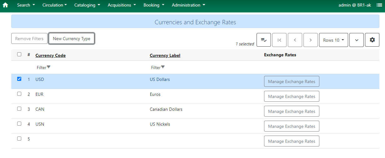 Currencies and Exchange Rates