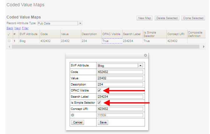 Coded Value Map Format Editor