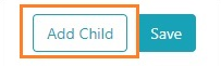 Organizational unit add child button