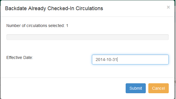 Effective Date field for backdating post-checkin.