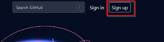 Github Signup Screenshot