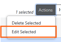 Edit permission list entry