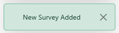 New Survey Added