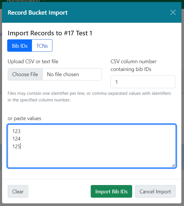 Upload Records to bucket