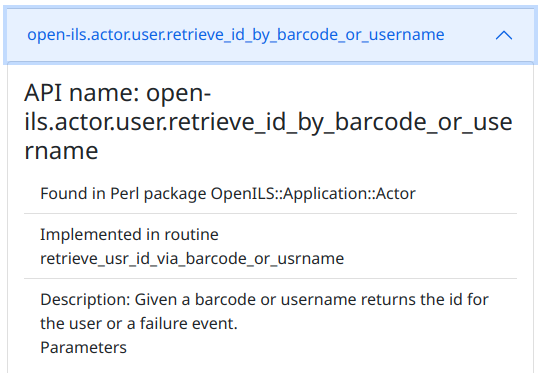 Expand the block to view details