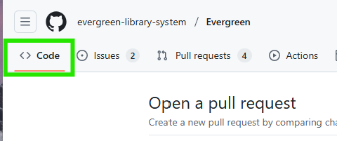 Link back to main code page