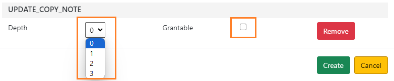 New permission field