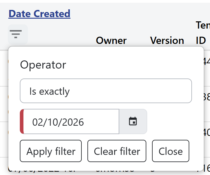 Date filter with incorrect format