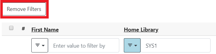 Remove All Filters