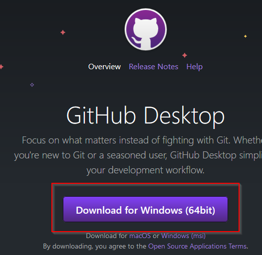 Github Destop Download Screenshot