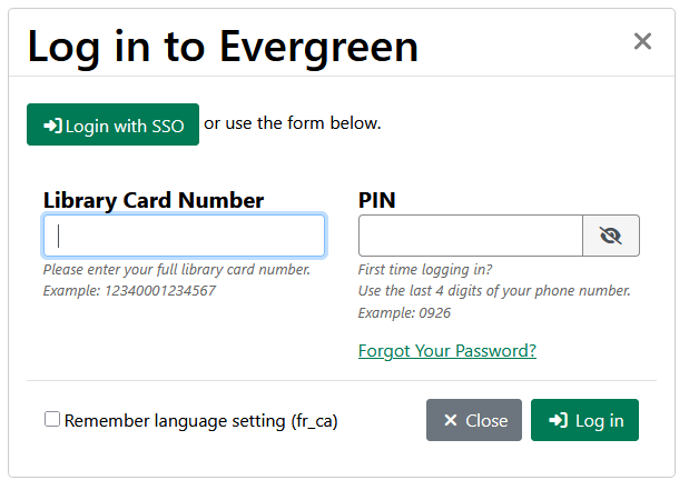 Single Sign on and native authentication permitted